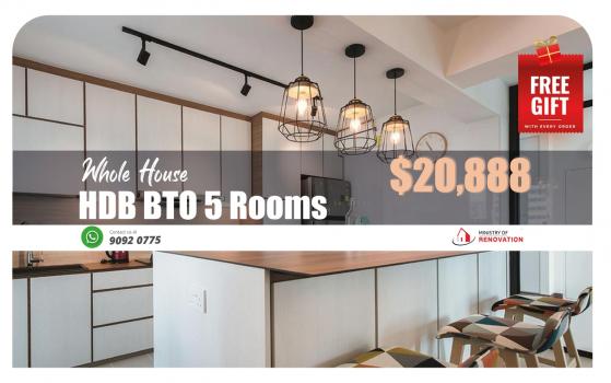 BTO 5 Room Package @ $20,888 (HDB)